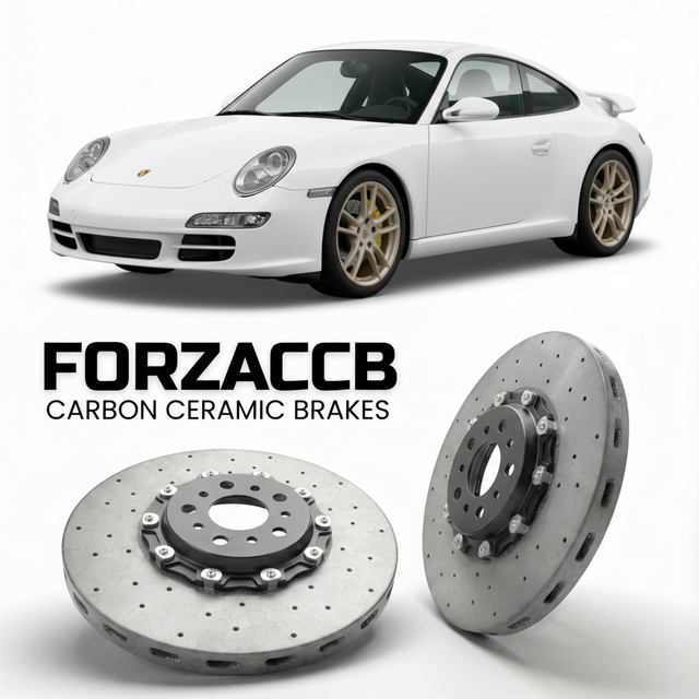 Carbon Ceramic Brake Rotors for Porsche 911 Carrera 4 997.1 (2005-2008) | CCB OEM Replacement / Conversion Upgrade Kit