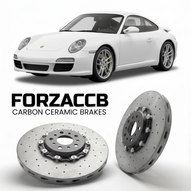 Carbon Ceramic Brake Rotors for Porsche 911 Carrera 4 997.2 (2009-2012) | CCB OEM Replacement / Conversion Upgrade Kit