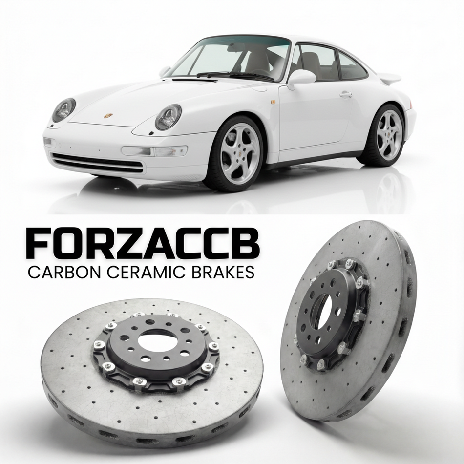 Carbon Ceramic Brake Rotors for Porsche 911 Carrera 4S (1995-1998) | CCB OEM Replacement / Conversion Upgrade Kit