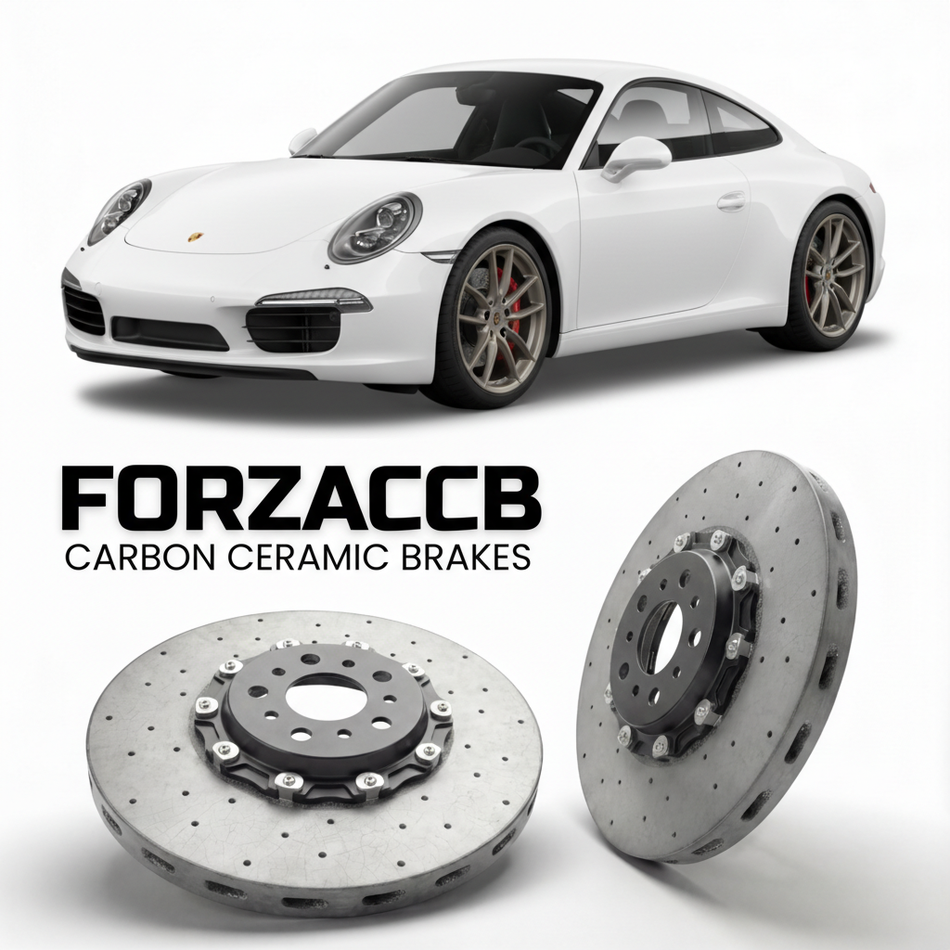Carbon Ceramic Brake Rotors for Porsche 911 Carrera 4S 991.1 (2012-2016) | CCB OEM Replacement / Conversion Upgrade Kit