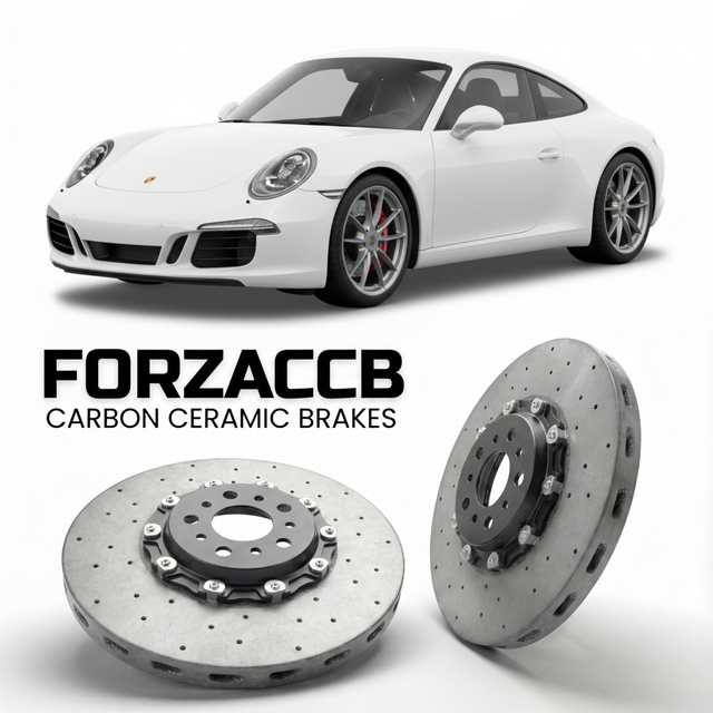 Carbon Ceramic Brake Rotors for Porsche 911 Carrera GTS 991.2 (2017-2019) | CCB OEM Replacement / Conversion Upgrade Kit