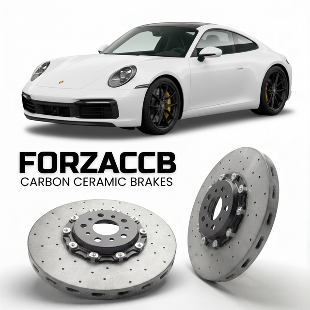 Carbon Ceramic Brake Rotors for Porsche 911 Carrera GTS 992 (2020+) | CCB OEM Replacement / Conversion Upgrade Kit