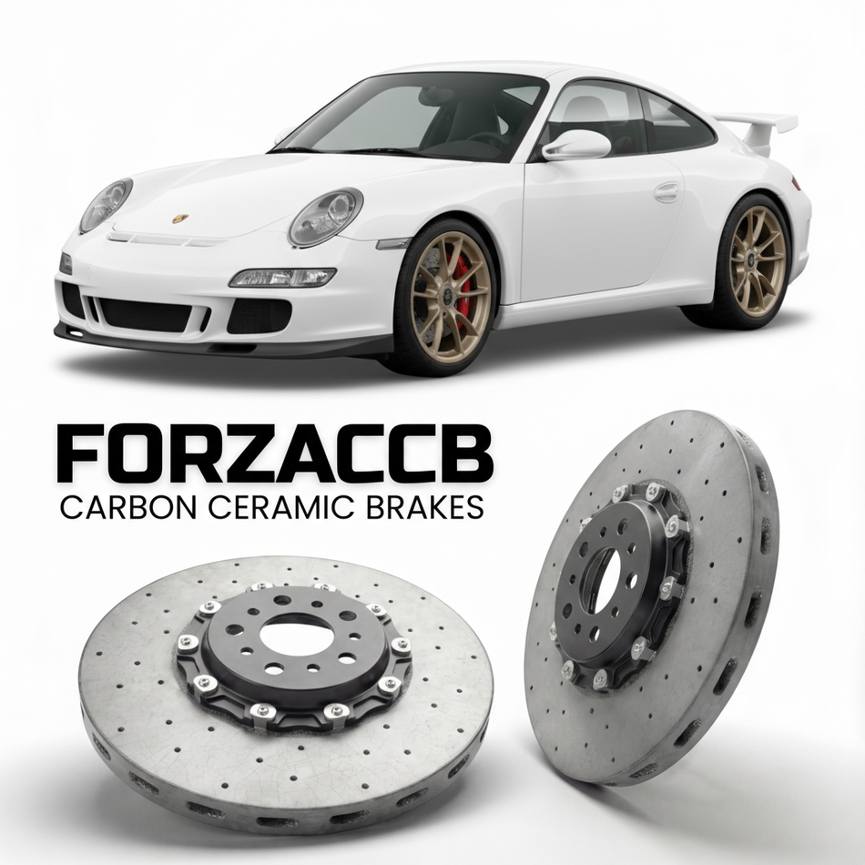 Carbon Ceramic Brake Rotors for Porsche 911 GT3 997.1 (2006-2009) | CCB OEM Replacement / Conversion Upgrade Kit