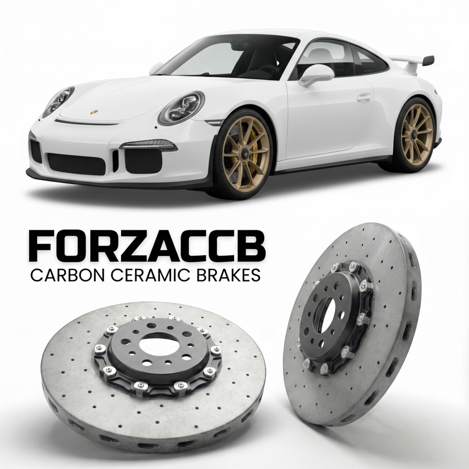 Carbon Ceramic Brake Rotors for Porsche 911 GT3 991 (2014-2019) | CCB OEM Replacement / Conversion Upgrade Kit