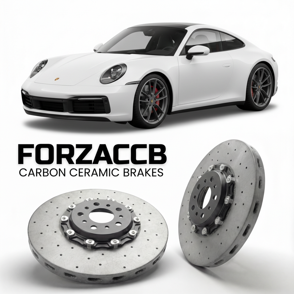 Carbon Ceramic Brake Rotors for Porsche 911 T 992 (2020+) | CCB OEM Replacement / Conversion Upgrade Kit