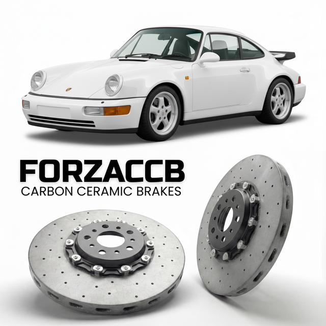 Carbon Ceramic Brake Rotors for Porsche 911 Turbo 3.3 964 (1991-1992) | CCB OEM Replacement / Conversion Upgrade Kit