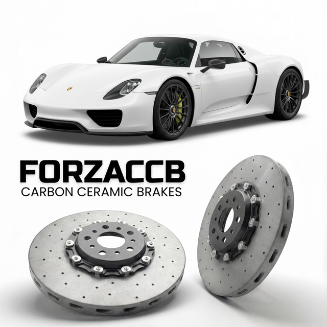 Carbon Ceramic Brake Rotors for Porsche 918 Spyder (2013-2015) | CCB OEM Replacement / Conversion Upgrade Kit