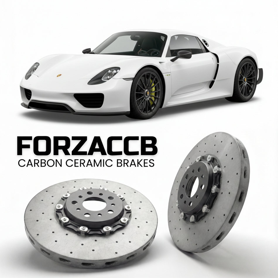 Carbon Ceramic Brake Rotors for Porsche 918 Spyder (2013-2015) | CCB OEM Replacement / Conversion Upgrade Kit