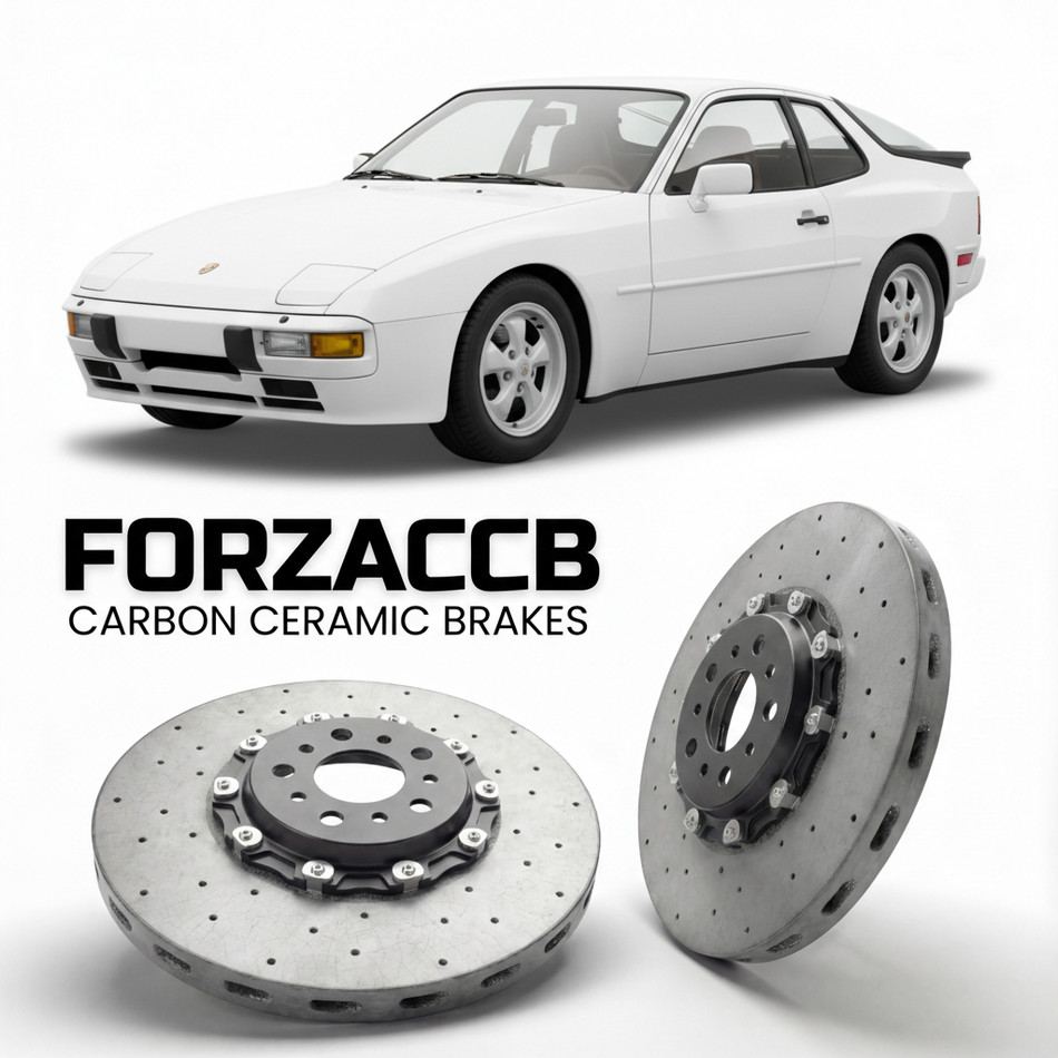 Carbon Ceramic Brake Rotors for Porsche 924 S (1986-1988) | CCB OEM Replacement / Conversion Upgrade Kit