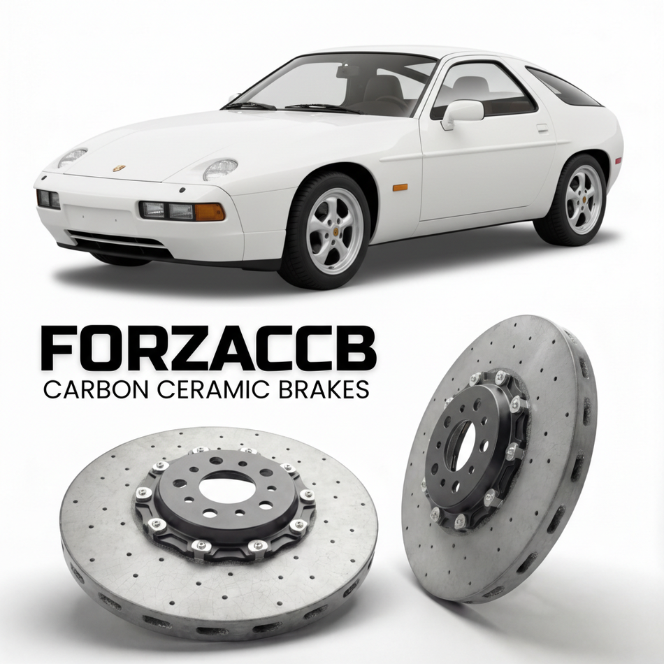 Carbon Ceramic Brake Rotors for Porsche 928 (1980-1981) | CCB OEM Replacement / Conversion Upgrade Kit