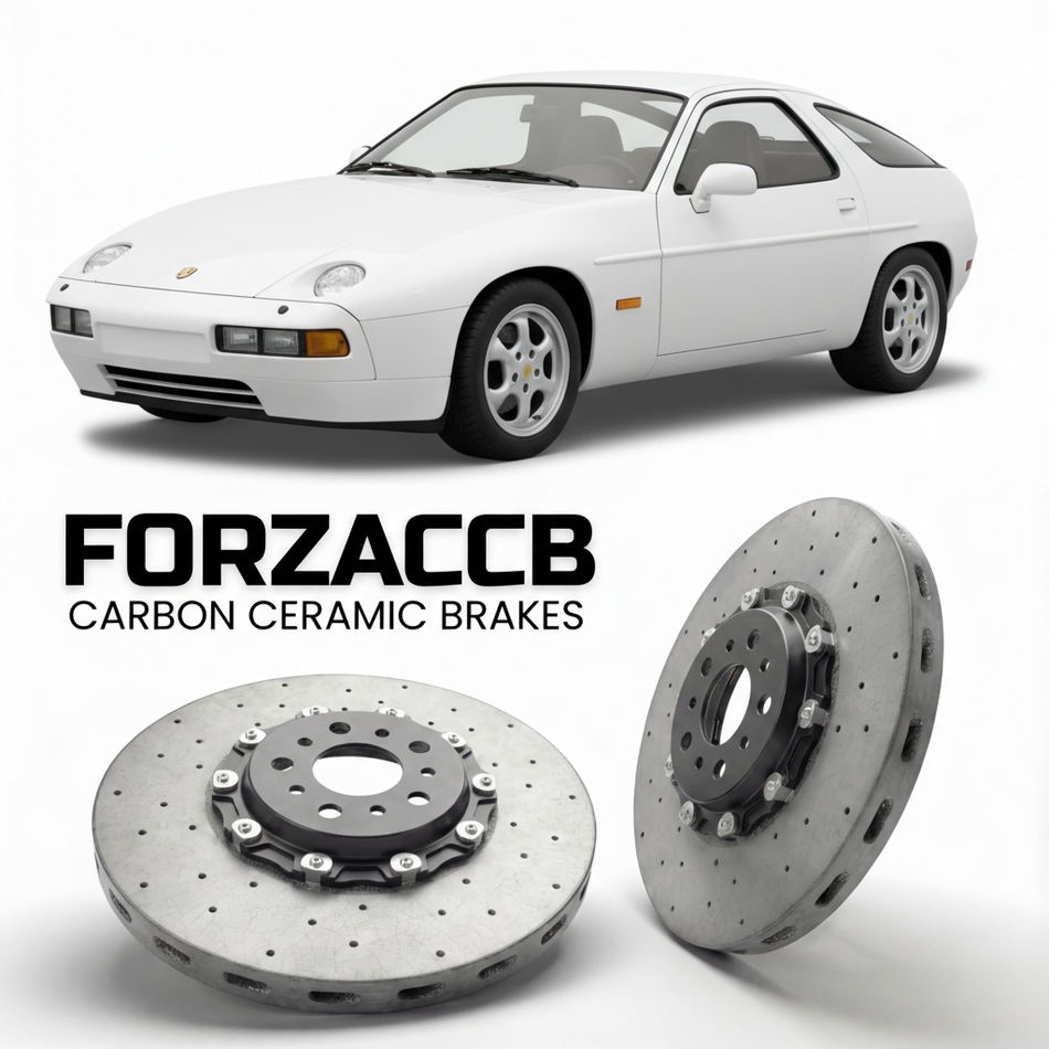 Carbon Ceramic Brake Rotors for Porsche 928 S (1983-1986) | CCB OEM Replacement / Conversion Upgrade Kit