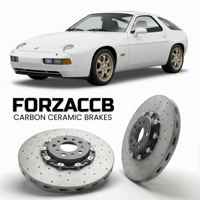 Carbon Ceramic Brake Rotors for Porsche 928 S2 (1983-1986) | CCB OEM Replacement / Conversion Upgrade Kit