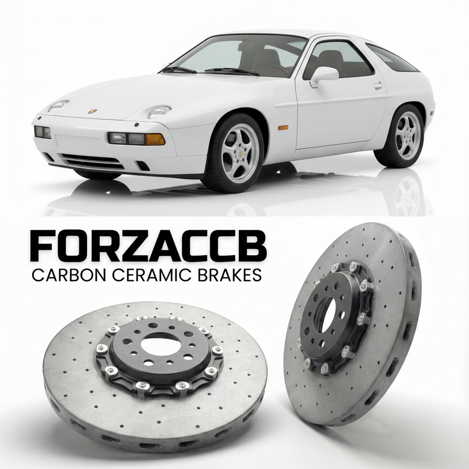 Carbon Ceramic Brake Rotors for Porsche 928 S4 (1987-1991) | CCB OEM Replacement / Conversion Upgrade Kit