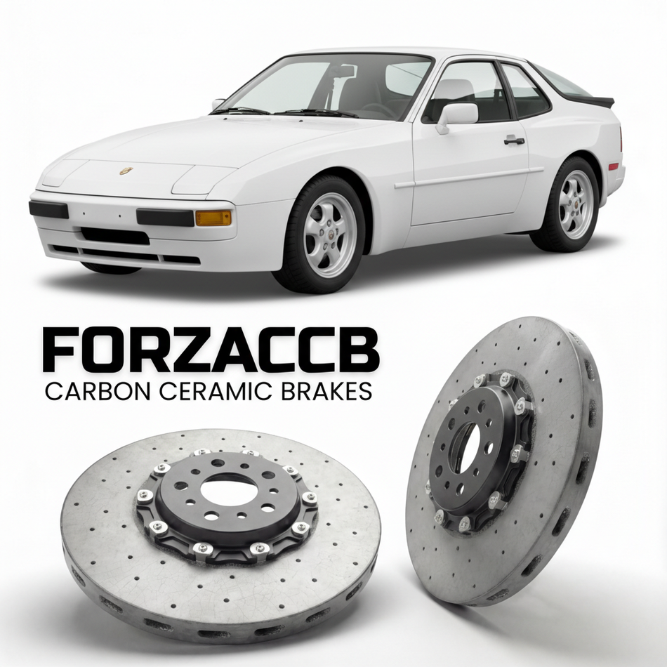 Carbon Ceramic Brake Rotors for Porsche 944 NA (1982-1989) | CCB OEM Replacement / Conversion Upgrade Kit