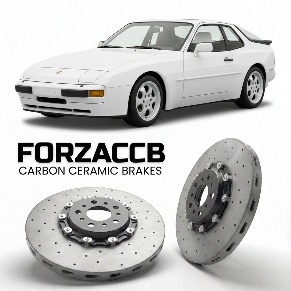 Carbon Ceramic Brake Rotors for Porsche 944 S (1987-1988) | CCB OEM Replacement / Conversion Upgrade Kit