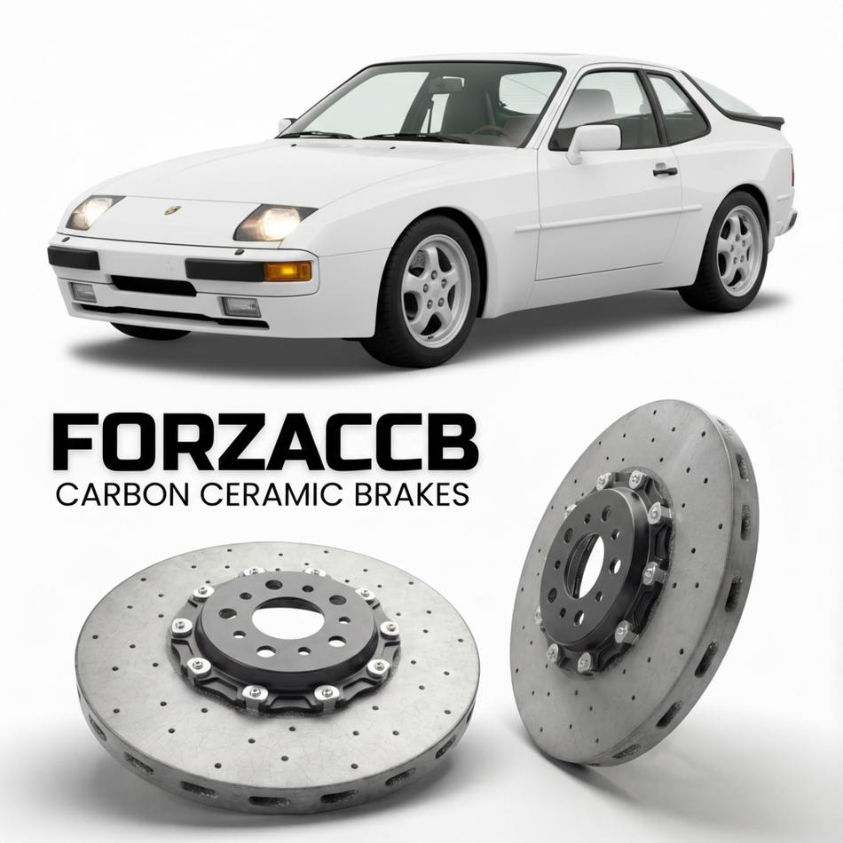 Carbon Ceramic Brake Rotors for Porsche 944 S2 (1989-1991) | CCB OEM Replacement / Conversion Upgrade Kit