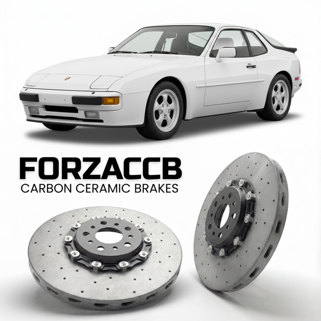 Carbon Ceramic Brake Rotors for Porsche 944 Turbo 951 (1987-1988) | CCB OEM Replacement / Conversion Upgrade Kit