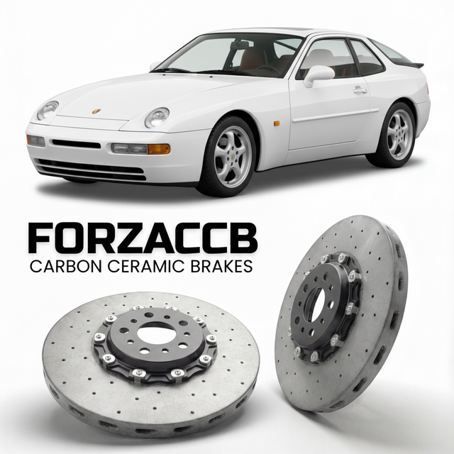 Carbon Ceramic Brake Rotors for Porsche 968 Base (1992-1995) | CCB OEM Replacement / Conversion Upgrade Kit