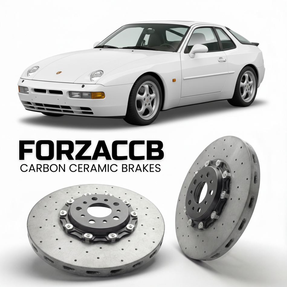 Carbon Ceramic Brake Rotors for Porsche 968 M030 (1992-1995) | CCB OEM Replacement / Conversion Upgrade Kit