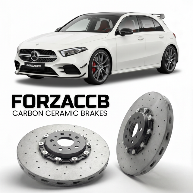 Carbon Ceramic Brake Rotors for Mercedes-Benz A 45 AMG W177/V177 (2018-) | CCB OEM Replacement / Conversion Upgrade Kit