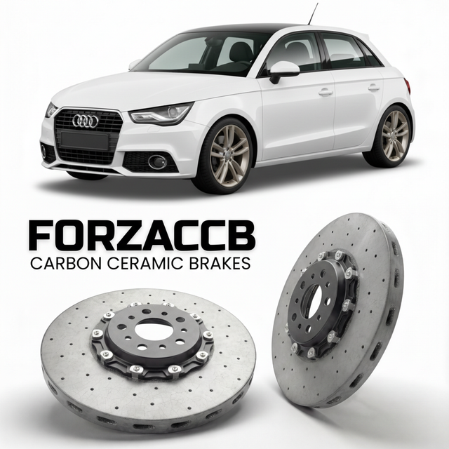 Carbon Ceramic Brake Rotors for Audi A1 8X (2010-2018) | CCB OEM Replacement / Conversion Upgrade Kit