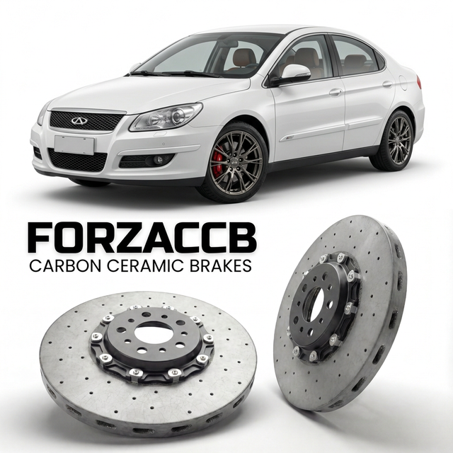 Carbon Ceramic Brake Rotors for Chery A3 (2008-2015) | CCB OEM Replacement / Conversion Upgrade Kit