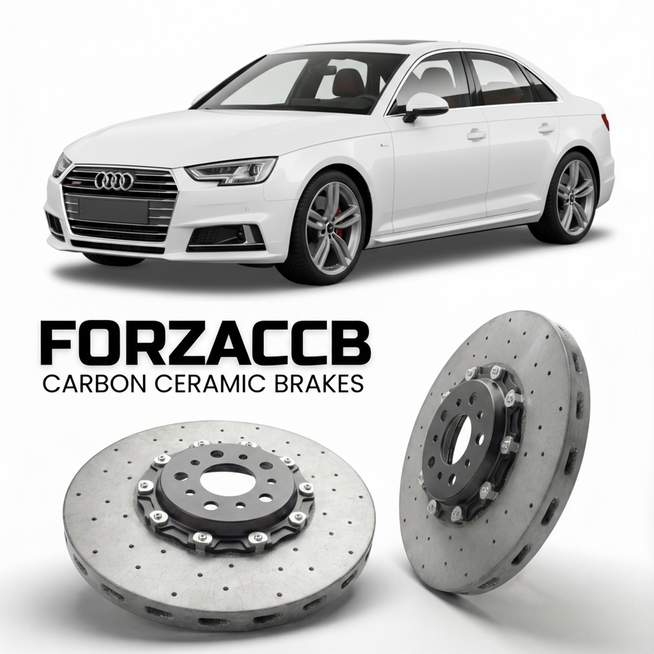 Carbon Ceramic Brake Rotors for Audi A4 B9 (2015-2024) | CCB OEM Replacement / Conversion Upgrade Kit