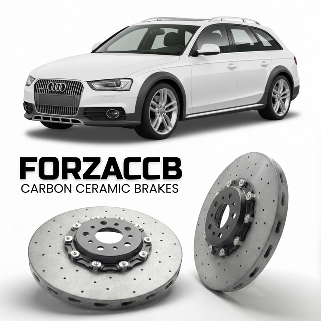 Carbon Ceramic Brake Rotors for Audi A4 allroad quattro B8 (2009-2015) | CCB OEM Replacement / Conversion Upgrade Kit