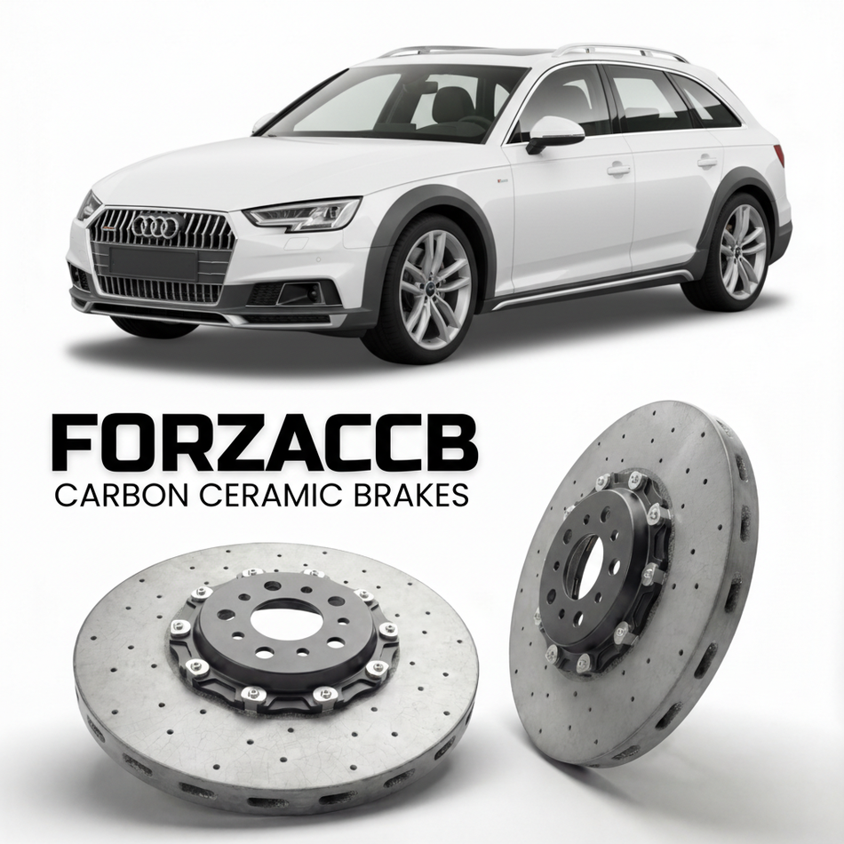 Carbon Ceramic Brake Rotors for Audi A4 allroad quattro B9 (2016-2024) | CCB OEM Replacement / Conversion Upgrade Kit