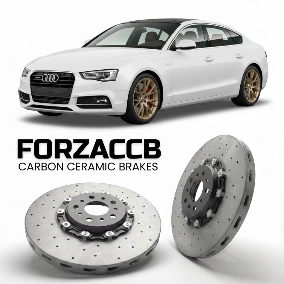 Carbon Ceramic Brake Rotors for Audi A5 8T/8F (2007-2016) | CCB OEM Replacement / Conversion Upgrade Kit