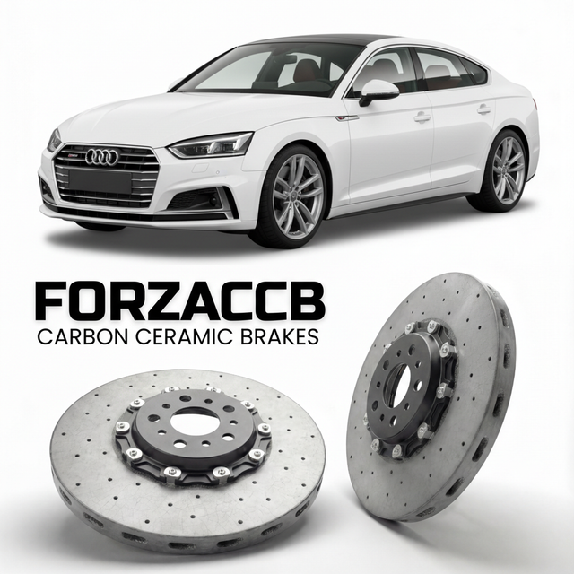 Carbon Ceramic Brake Rotors for Audi A5 F5 (2016-2024) | CCB OEM Replacement / Conversion Upgrade Kit