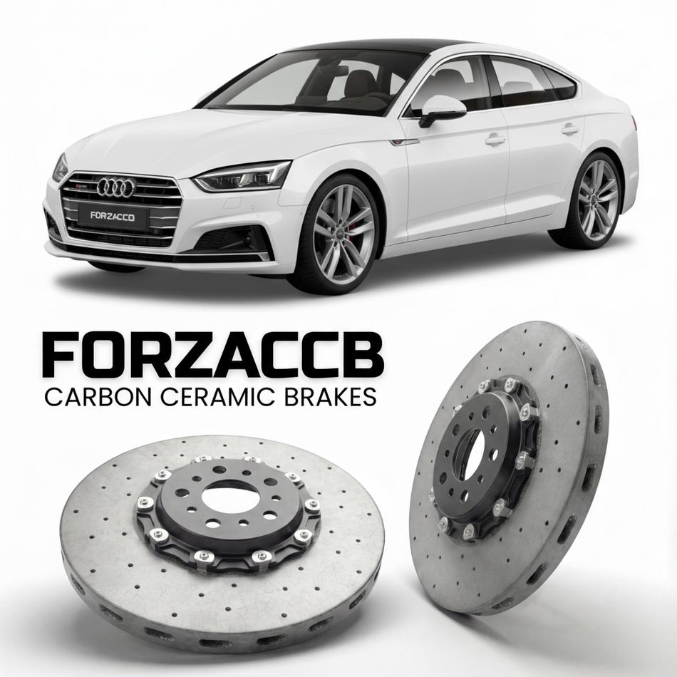 Carbon Ceramic Brake Rotors for Audi A5 Sportback F5 (2016-2024) | CCB OEM Replacement / Conversion Upgrade Kit
