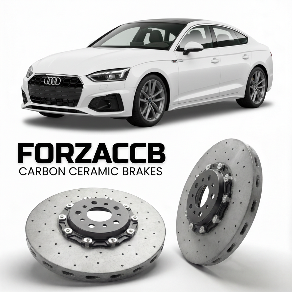 Carbon Ceramic Brake Rotors for Audi A5 Sportback B10 (2024+) | CCB OEM Replacement / Conversion Upgrade Kit