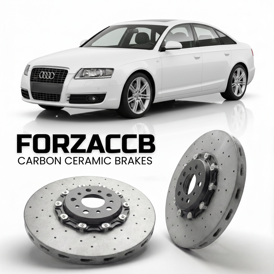Carbon Ceramic Brake Rotors for Audi A6 C6 (2004-2011) | CCB OEM Replacement / Conversion Upgrade Kit