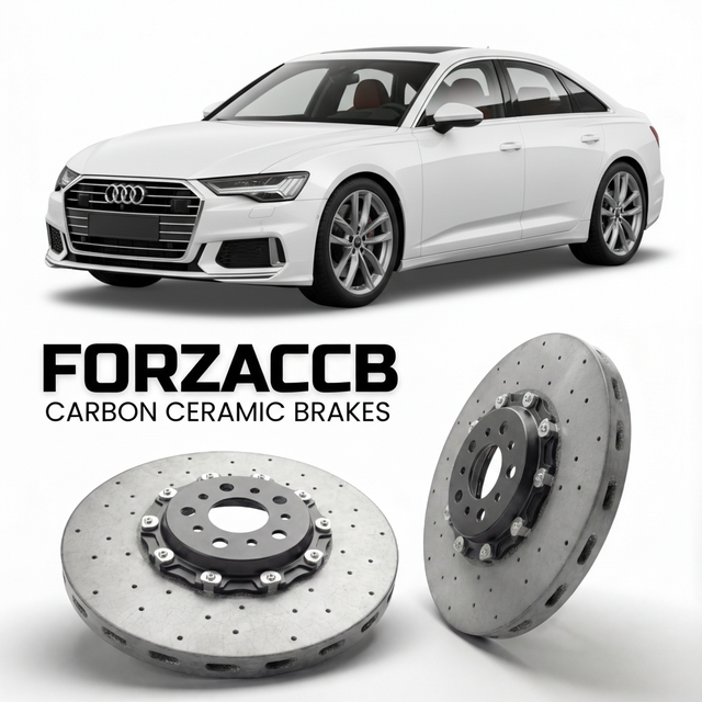 Carbon Ceramic Brake Rotors for Audi A6 C8 (2018-2025) | CCB OEM Replacement / Conversion Upgrade Kit