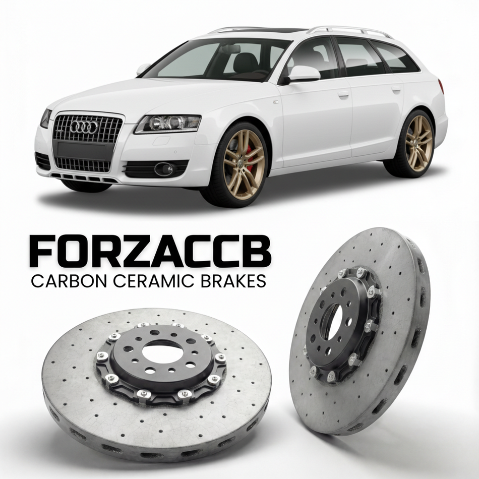 Carbon Ceramic Brake Rotors for Audi A6 allroad quattro C6 (2006-2011) | CCB OEM Replacement / Conversion Upgrade Kit