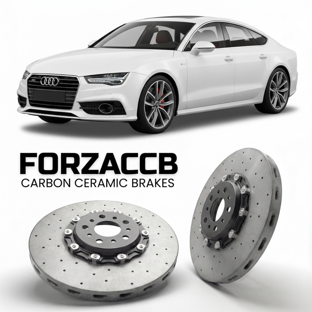 Carbon Ceramic Brake Rotors for Audi A7 Sportback 4G8 (2010-2018) | CCB OEM Replacement / Conversion Upgrade Kit