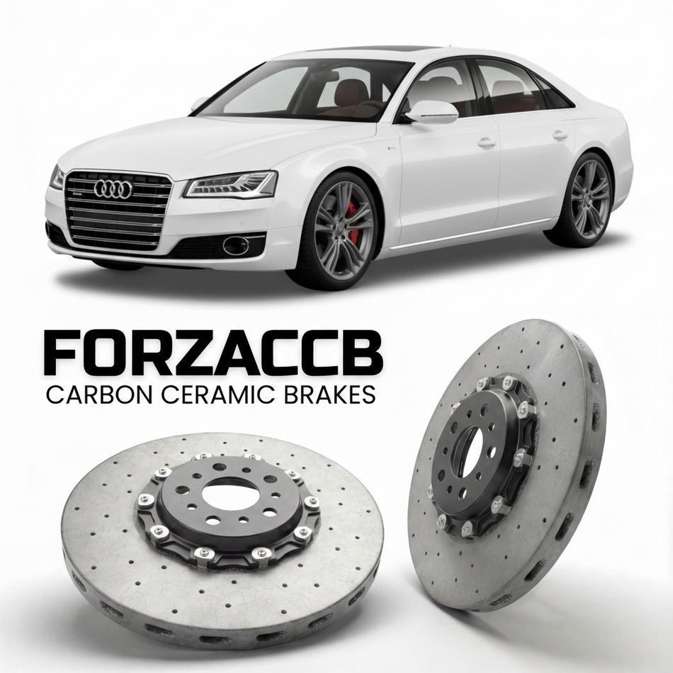 Carbon Ceramic Brake Rotors for Audi A8 D4 (2010-2017) | CCB OEM Replacement / Conversion Upgrade Kit
