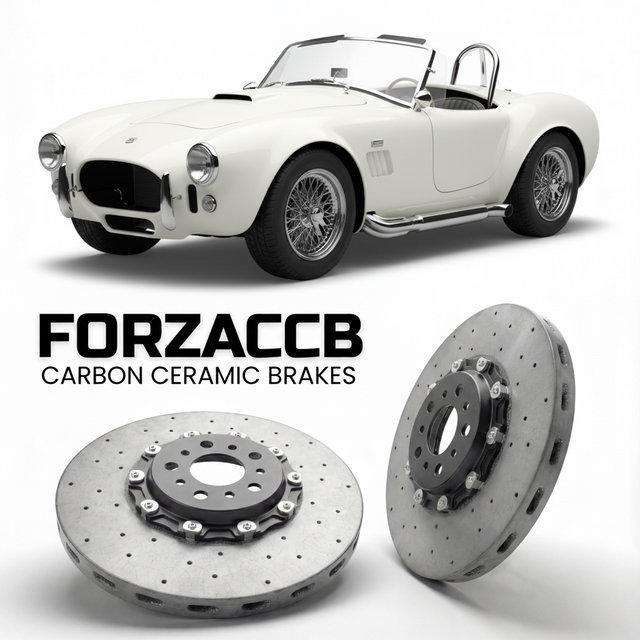 Carbon Ceramic Brake Rotors for AC Cars AC Cobra original (1960s (1962-1967) | CCB OEM Replacement / Conversion Upgrade Kit