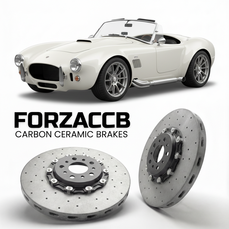 Carbon Ceramic Brake Rotors for AC Cars AC Cobra GT Roadster modern AC Cars era (2023-2026) | CCB OEM Replacement / Conversion Upgrade Kit