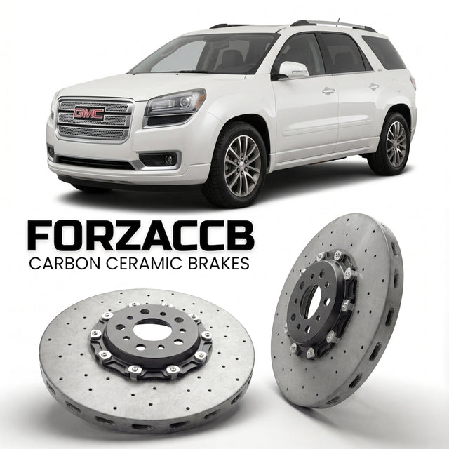 Carbon Ceramic Brake Rotors for GMC Acadia I (facelift 2013 (2013-2016) | CCB OEM Replacement / Conversion Upgrade Kit