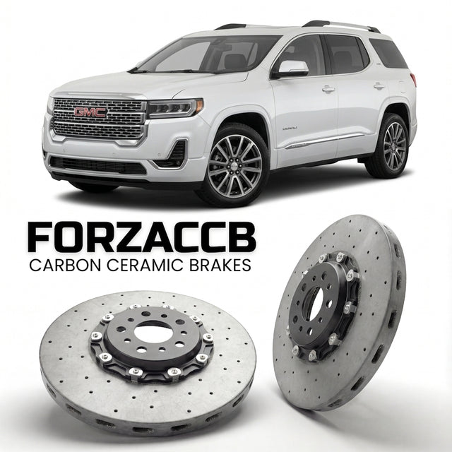 Carbon Ceramic Brake Rotors for GMC Acadia II (facelift 2020 (2020-2023) | CCB OEM Replacement / Conversion Upgrade Kit