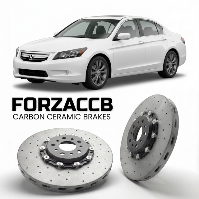 Carbon Ceramic Brake Rotors for Honda Accord CP2 (2008-2012) | CCB OEM Replacement / Conversion Upgrade Kit