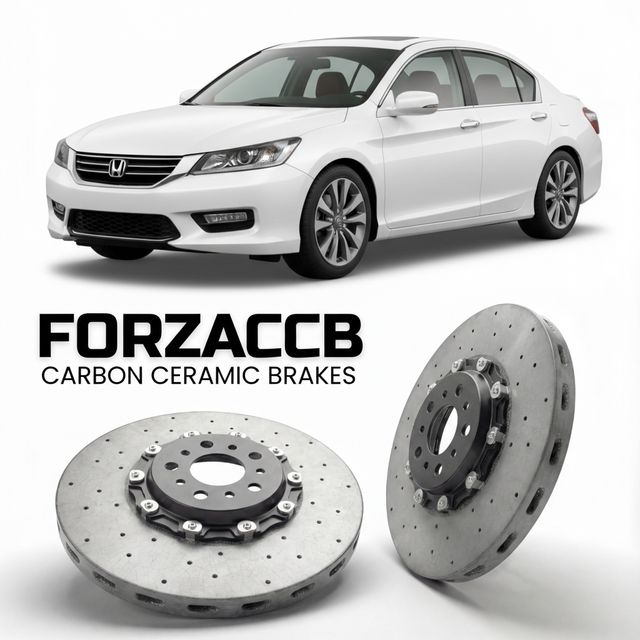 Carbon Ceramic Brake Rotors for Honda Accord CR2 (2013-2017) | CCB OEM Replacement / Conversion Upgrade Kit
