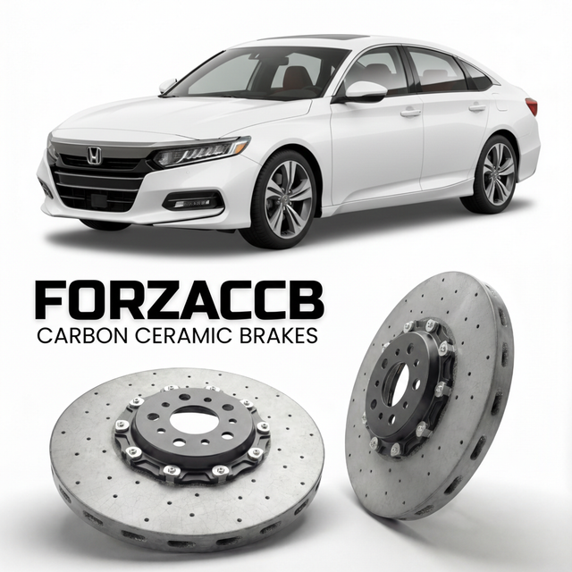 Carbon Ceramic Brake Rotors for Honda Accord CV1 (2018-2022) | CCB OEM Replacement / Conversion Upgrade Kit
