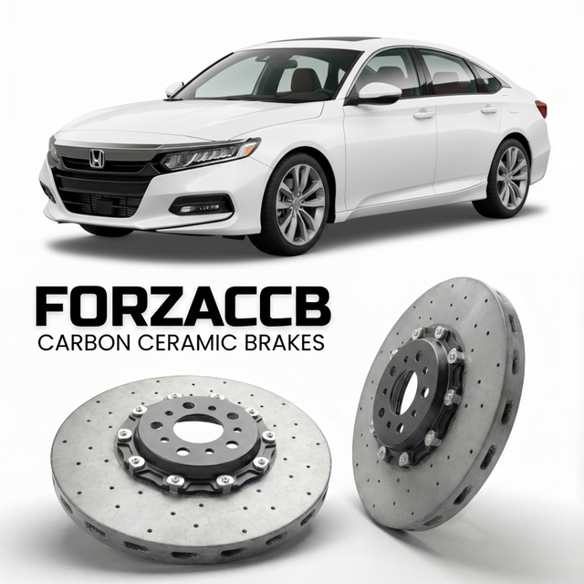 Carbon Ceramic Brake Rotors for Honda Accord CV2, CV3 (2018-2022) | CCB OEM Replacement / Conversion Upgrade Kit