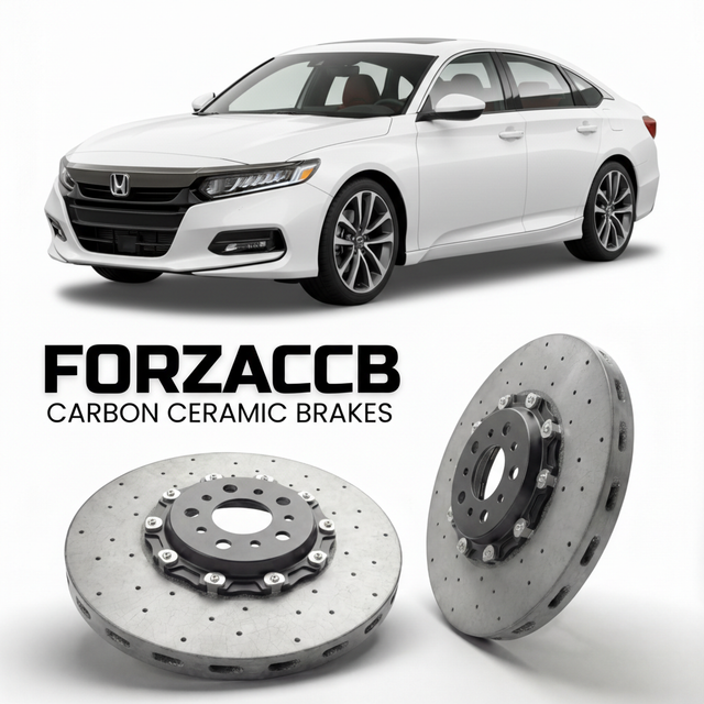 Carbon Ceramic Brake Rotors for Honda Accord CY1 (2023+) | CCB OEM Replacement / Conversion Upgrade Kit