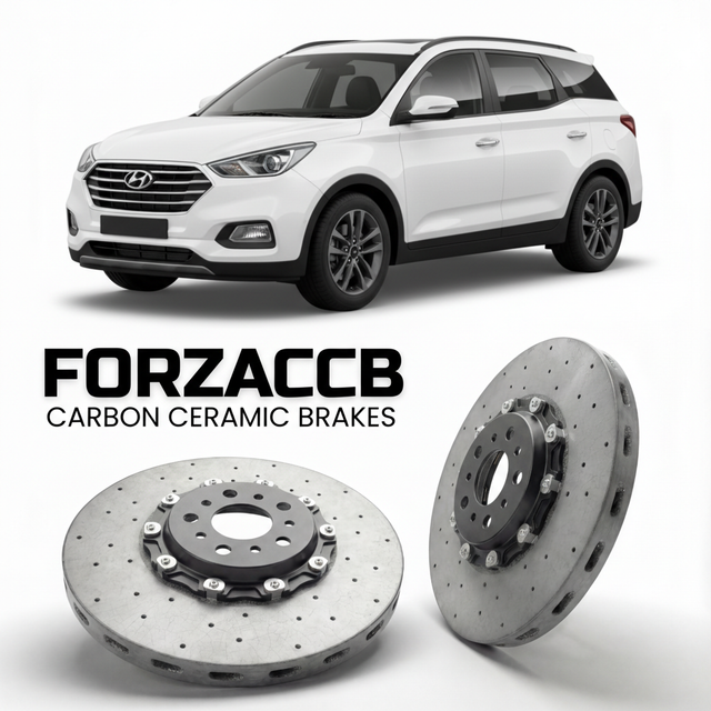 Carbon Ceramic Brake Rotors for Hyundai Alcazar (2021-2026) | CCB OEM Replacement / Conversion Upgrade Kit