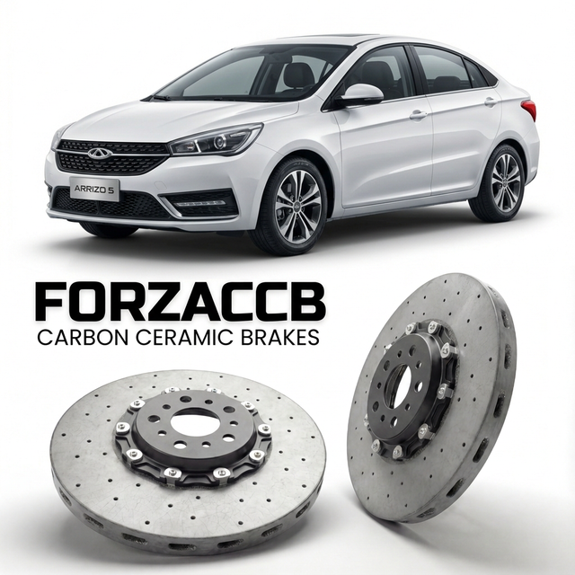 Carbon Ceramic Brake Rotors for Chery Arrizo 5 Chery Arizzo 5 (2016-2019) | CCB OEM Replacement / Conversion Upgrade Kit