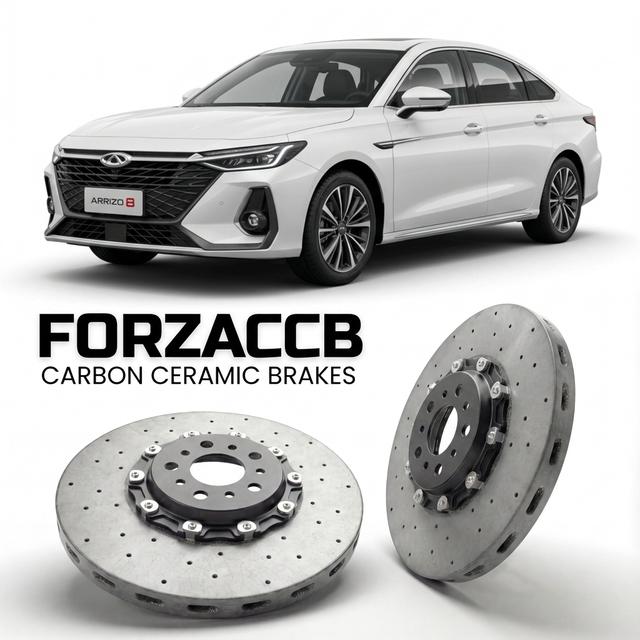 Carbon Ceramic Brake Rotors for Chery Arrizo 8 (2022+) | CCB OEM Replacement / Conversion Upgrade Kit